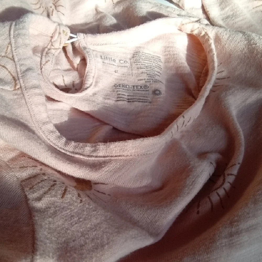 Girls 2 Item Bundle Long-Sleeve Layered Tunic Top in Pink and Purple - Picture 6 of 9